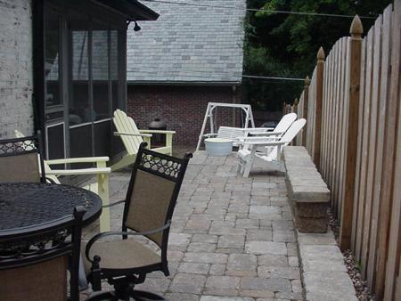 Belgard Mega Bergerac Paver Patio with Seating Wal